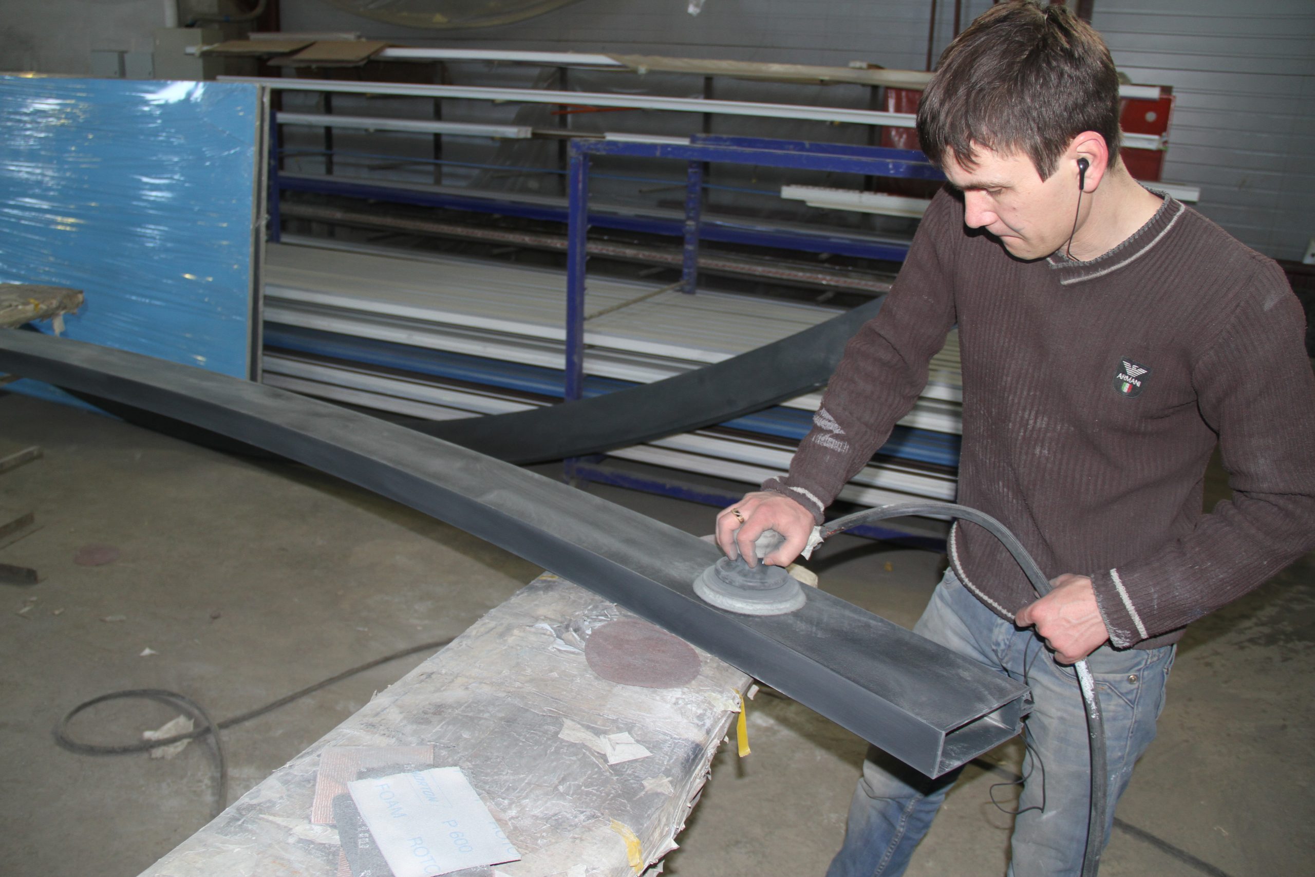 Промышленная окраска алюминиевых профилей